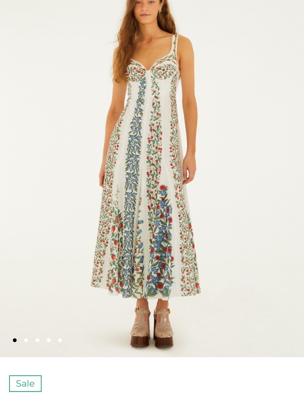 Off-White Fruit Beauty Maxi Dress